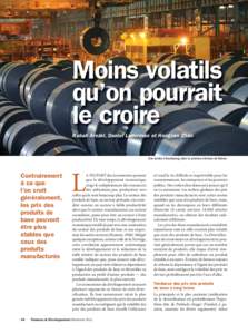 Moins volatils qu’on pourrait le croire — Finances et Développement - Décembre 2011, Rabah Arezki, Daniel Lederman et Hongyan Zhao