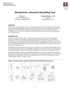 Storyboards: A Dynamic Storytelling Tool