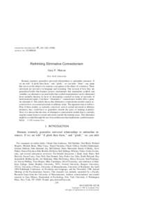 Ethology / Neural networks / Psycholinguists / Cognitive architecture / Connectionism / Gary Marcus / ACT-R / James McClelland / Perceptron / Science / Cognitive science / Computational neuroscience