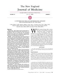 The New England  Journal of Medicine C o py r ig ht © [removed]by t he Ma s s ac h u s e t t s Me d ic a l S o c iet y V O L U ME 3 4 7