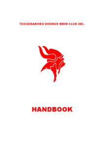 TUGGERANONG VIKINGS SWIM CLUB INC.  HANDBOOK