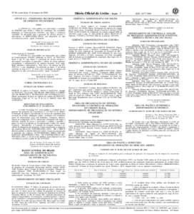 Nº 48, sexta-feira, 11 de março de 2016 ATIVOS S/A - COMPANHIA SECURITIZADORA DE CRÉDITOS FINANCEIROS AVISO A ATIVOS S.A. torna público aos interessados o resultado do SORTEIO para definir a ordem de contratação da