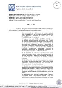 49  Poder Judiciário do Estado do Rio de Janeiro Vigésima Quinta Câmara Cível  Agravo de Instrumento nº 