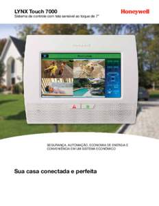 LYNX TouchSistema de controle com tela sensível ao toque de 7