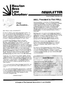 Law Librarian8 nEWSLCTTCH Volume 20, Number 2 MarchlApril2003