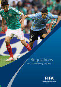 Regulations FIFA U-17 World Cup UAE 2013