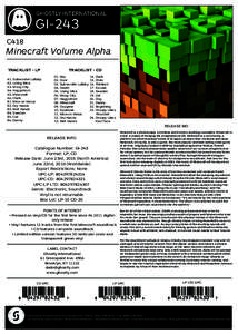 Minecraft / Notch / Ghostly International / Digital media / Software / Application software