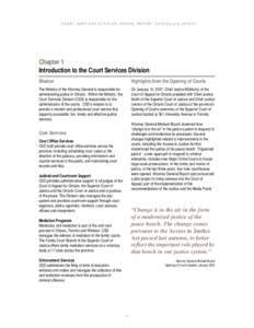 Court Services Division Annual Report[removed]07 - Chapter 1
