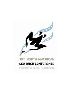 Microsoft Word - Complete Program- 3rd North American Sea Duck Conference 2008 v7.doc