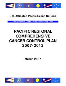 Pacific Regional Comprehensive Cancer Control Plan, [removed]