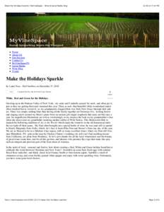 Make the Holidays Sparkle | MyVineSpace - Wine & Social Media Blog[removed]:24 PM Home About US