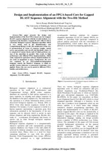 BLAST / Smith–Waterman algorithm / Sequence alignment / Needleman–Wunsch algorithm / FASTA / Sequence analysis / Dynamic programming / Phylo / BLOSUM / Science / Computational phylogenetics / Bioinformatics