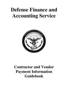 Invoice / Accounts payable / Government procurement in the United States / Payment / Central Contractor Registration / Employer Identification Number / Voucher / IRS tax forms / Cheque / Business / Payment systems / Taxation in the United States