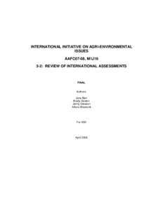 Review of International Assessments