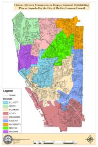 Citizens Advisory Commission on Reapportionment Redistricting Plan as Amended by the City of Buffalo Common Council Av e or t nm k S