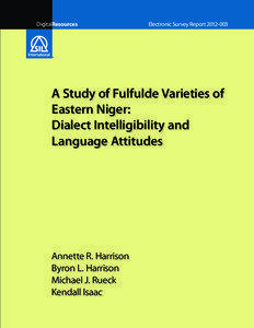 Languages of Mali / Languages of Burkina Faso / Languages of Benin / Languages of Niger / Fula language / Mina language / Fula people / Niger / Bozo language / Languages of Africa / Africa / Languages of Cameroon