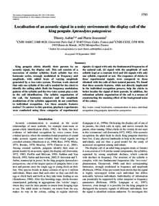 3793  The Journal of Experimental Biology 205, 3793–Printed in Great Britain © The Company of Biologists Limited JEB4354