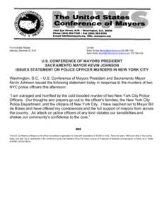 For Immediate Release: Saturday, December 20, 2014 Contact: Elena Temple [removed[removed]Karen Hinton [removed[removed]