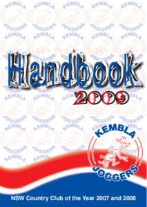 Handbook 2009 NSW Country Club of the Year 2007 and 2008  Elevation Plan of the new Kembla Joggers Clubhouse at West Dapto.