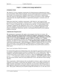 OMB Circular A-133 Supplement 2013 Part 3