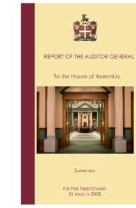 Department of Natural Resources / Geography of Canada / Ed Byrne / Auditor General of Newfoundland and Labrador / Newfoundland and Labrador / Newfoundland