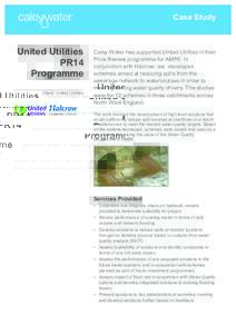 Case Study  United Utilities PR14 Programme Client: United Utilities
