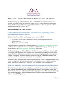Microsoft Word - ANA Language accomplishments for 2013.docx