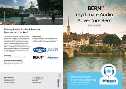 Münsterplattform  myclimate Audio Adventure Bern www.bern.com