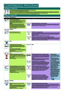 CONFERENCE PROGRAM WEDNESDAY 11 MARCH[removed]00am - 5.00pm AACP Accredited Pharmacists’ Forum: Clinical and Practical Skills for MMRs: Building Your Portfolio (15) Art and science of deprescribing: Reducing polypharmac