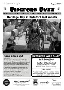 www.bidefordbuzz.org.uk  August 2011 Bideford Buzz