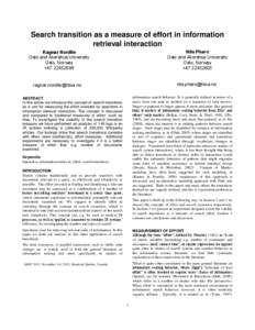 Information / Information seeking behavior / Relevance / Search engine indexing / Full text search / XML-Retrieval / Information seeking / Relevance feedback / Collaborative information seeking / Information science / Information retrieval / Science