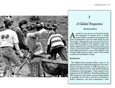 A Global Perspective • 63  3 A Global Perspective | BY SUSAN STROUD