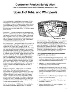 Spas, Hot Tubs, and Whirlpools