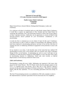 United Nations / United Nations peacekeeping / Darfur conflict / Latin American involvement in international peacekeeping / African Union Mission in Sudan / Peacekeeping / Peace / Military operations other than war