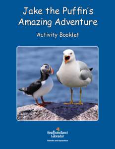 Jake the Puffin’s Amazing Adventure Activity Booklet For copies of Jake the Puffin’s Amazing Adventure Contact: Sustainable Fisheries and Ocean Policy Division