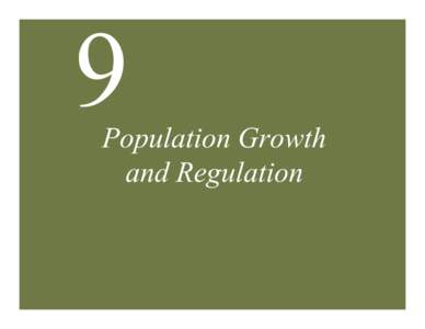 9  Population Growth and Regulation  9 Exponential growth