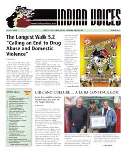 www.indianvoices.net MULTI-CULTURAL NEWS GLOBAL NETWORK OUR 31ST YEAR  The Longest Walk 5.2