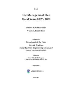 Site Management Plan - Fiscal Years[removed]