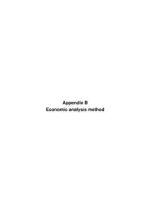 Appendix B Economic analysis method Economic Evaluation of Strategic Plan Investments  Version 1.1