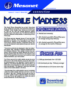www.mesonet.org  Volume 3 — Issue 3— March 2012 connection