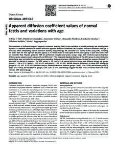 Asian Journal of Andrology[removed], 493–497 © 2014 AJA, SIMM & SJTU. All rights reserved 1008-682X www.asiaandro.com; www.ajandrology.com