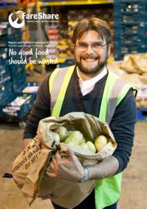 Food and drink / Trade / Economy / FareShare / Food security / British brands / Food bank / Tesco / Food waste / Grocery store / The Co-operative Group / Food industry