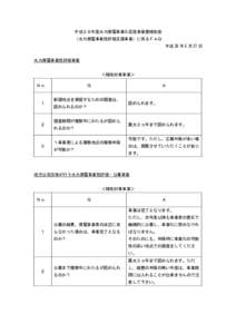 平成２８年度水力発電事業化促進事業費補助金 （水力発電事業性評価支援事業）に係るＦＡＱ 平成 28 年 5 月 31 日 水力発電事業性評価事業 ＜補助対象事業＞ Ｎｏ