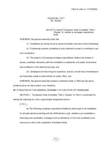 Filed for intro on[removed]HOUSE BILL 7017 By Harwell  AN ACT to amend Tennessee Code Annotated, Title 2,