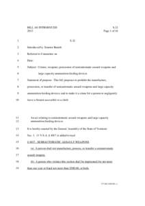 BILL AS INTRODUCED[removed]S.32