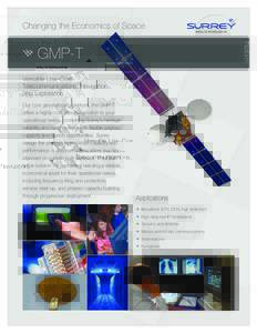 Changing the Economics of Space Platform ••GMP-T Versatile Low-Cost Telecommunications, Navigation,