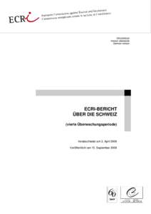 CRI[removed]Version allemande German version ECRI-BERICHT ÜBER DIE SCHWEIZ