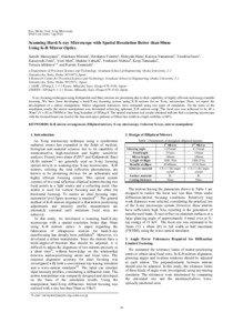 Proc. 8th Int. Conf. X-ray Microscopy IPAP Conf. Series 7 pp.59-61