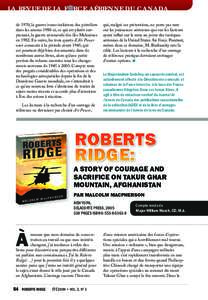 Roberts Ridge: A Story of Courage and Sacrifice on Takur Ghar Mountain, Afghanistan