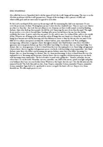 ISHA UPANISHAD Also called the Isavasya Upanishad, deals with the union of God, the world, being and becoming. The stress is on the Absolute in relation with the world (paramesvara). The gist of the teachings is that a p